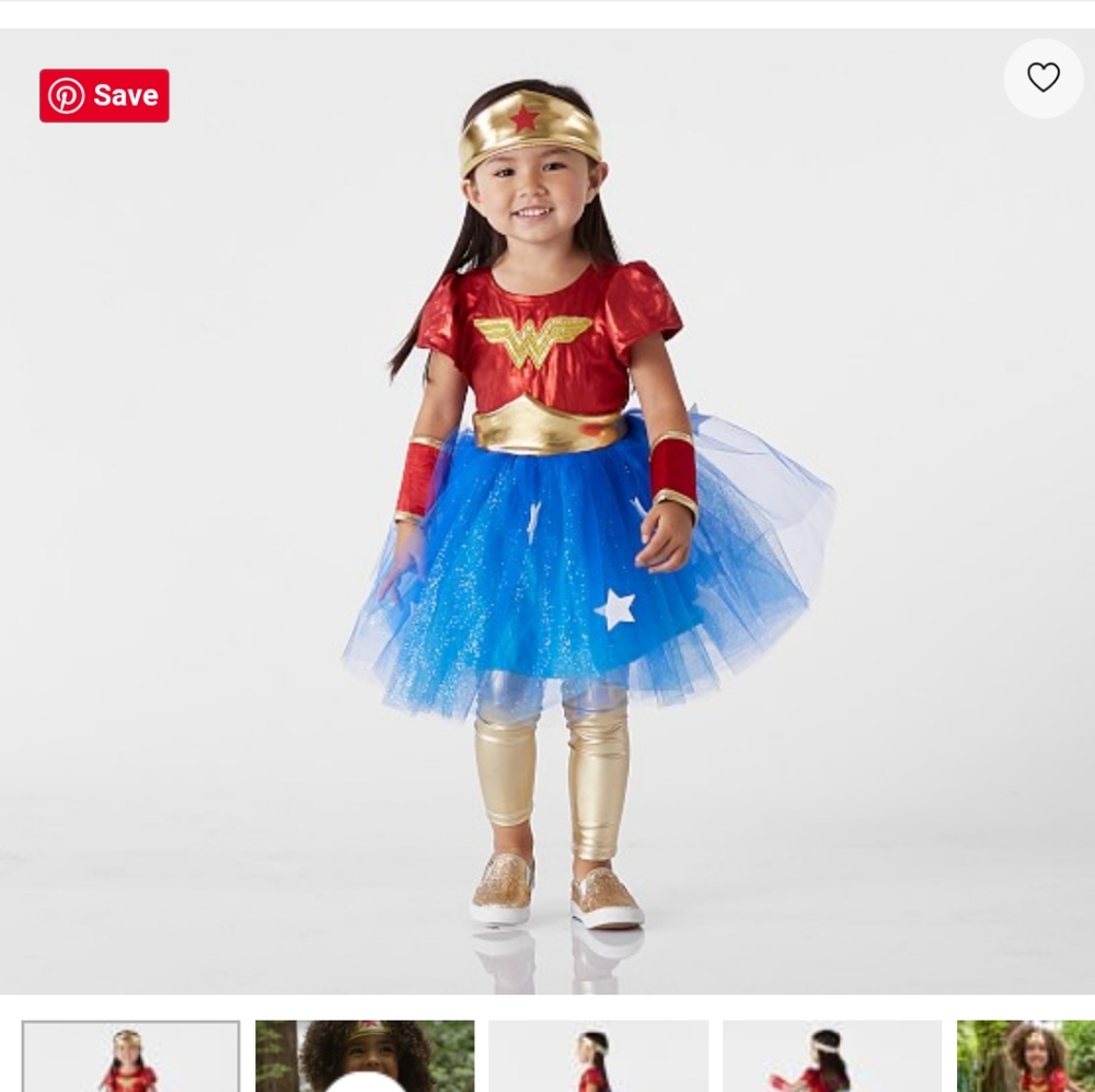 Pottery Barn Kids Wonder woman costume